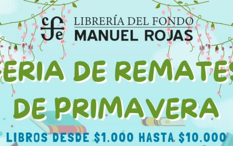 Remate de libros en Valparaíso: Feria de primavera del Fondo de Cultura Económica