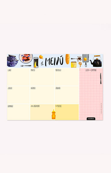 Planner Imantado - Happimess - Menu