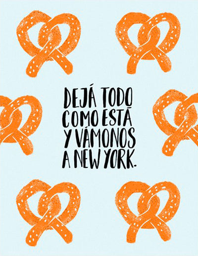 Frase imantada - Happimess - Nueva York