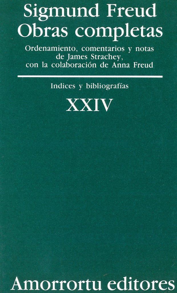 Obras completas. Sigmund Freud: Vol. 24. Indices y bibliografías